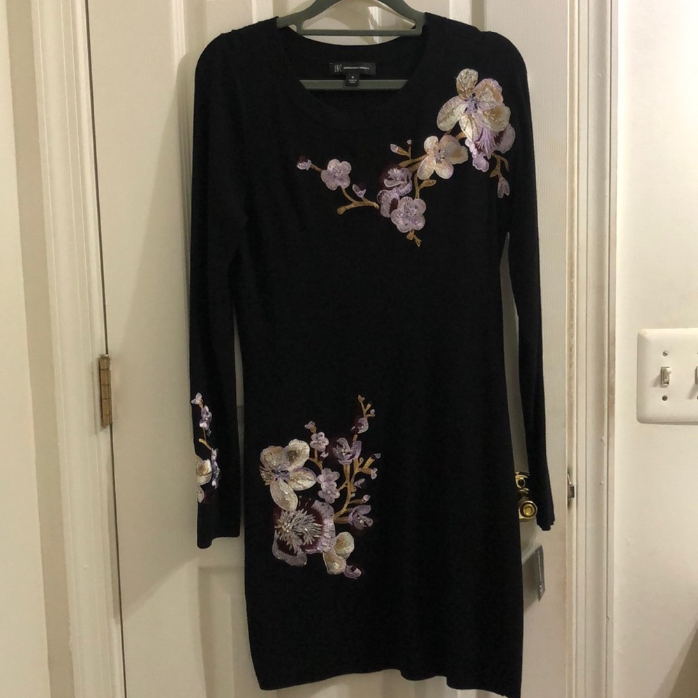 Beaded Sweater dress